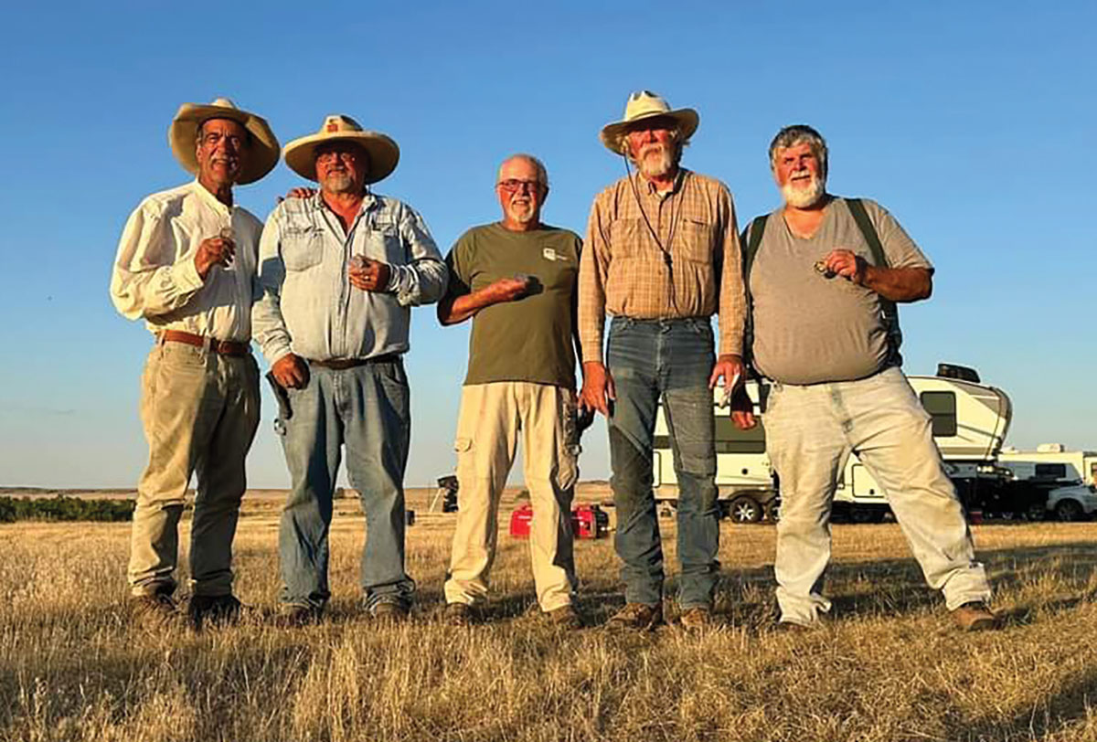 Competitors at the One Mile Match; L to R: Dave Gullo, Kenny Wasserburger, John Venhous, Bryan Youngberg and Don Johnson.